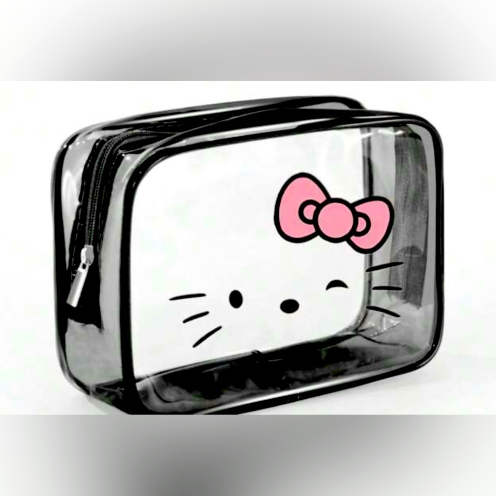 💗Sanrio Hello Kitty Clear Cosmetic Bag💗